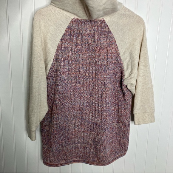 Volcom Knit Top XS/S Pullover Multicolor Hood Casual Summer - Picture 9 of 10